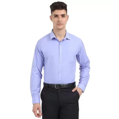 Scott International Shirt for Men, Solid Full Sleeves Shirt, Wrinkle Free Mens Shirts, Cotton Formal Shirts, Regular Fit Stylish Mens Shirt, Plain Formal Shirts for Men Ice Chocolate