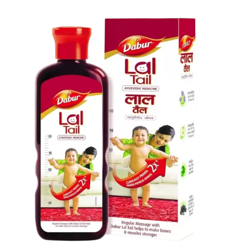 Dabur Lal Tail – Ayurvedic Baby Massage Oil | Strengthens Baby’s Bones & Muscles  100 ml