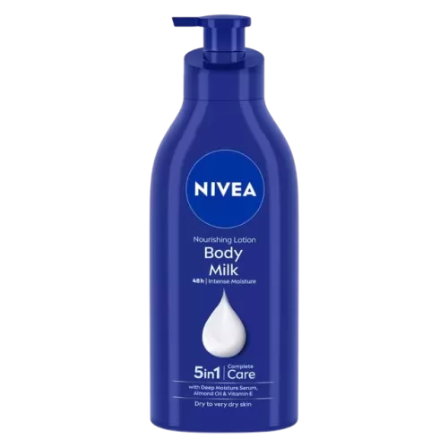 Nivea Body Milk Nourishing Lotion – Deep Moisture Serum for Very Dry Skin 600 ml