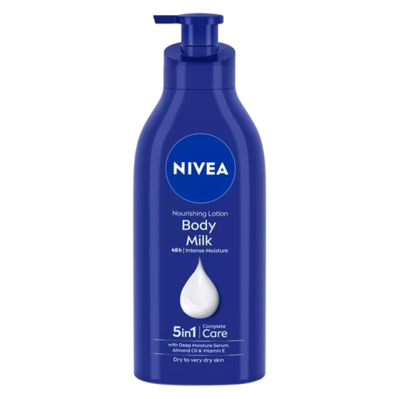 Nivea Body Milk Nourishing Lotion – Deep Moisture Serum for Very Dry Skin 600 ml