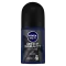 NIVEA Men Deep Impact Deodorant Roll-On 50 ml - 48h Protection with Black Carbon