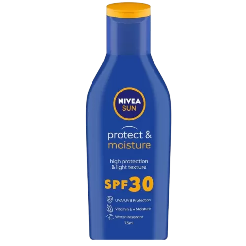 Nivea Sun Protect & Moisture SPF 30 Advanced Sunscreen, PA++ UVA - UVB Protection 75 ml