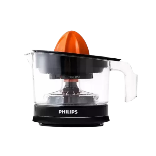 Philips Citrus Press Juicer Black & Transparent - HR2777/00