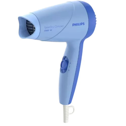 PHILIPS HP8142/00 1000 Watts Hair Dryer (Blue) - Compact & Ergonomic