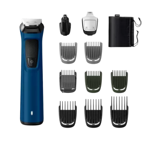 Philips Multi Grooming Kit MG7707/15 | 12-in-1 Trimmer for Face, Head & Body | DualCut Technology, 90 Mins Runtime, Quick Charge