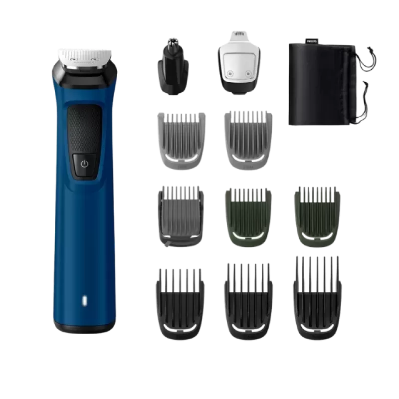 Philips Multi Grooming Kit MG7707/15 | 12-in-1 Trimmer for Face, Head & Body | DualCut Technology, 90 Mins Runtime, Quick Charge